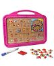 Funworld 2 In 1 ABC Puzzle Cum White Board - Fuchsia 
