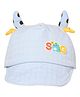 Kid-O-World Dinosaur Patch Textured Cap -Light Blue