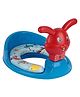 Toilet Trainer Soft Cushion Baby Potty Seat with Handle and Back Support - Blue