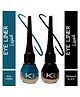 KINDED Matte Finish Eye Liner Liquid Combo Midnight Black & Teal Green Pack of 2 - 5 ml Each