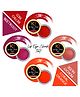 KINDED Lip Eye Cheek Tint Creamy Matte Beetroot Retro Red Coral Orange & Peachy Nude Pack Of 4 - 8 g Each