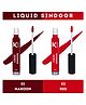 Kinded Liquid Sindoor Bridal Sindur Kumkum Matte Finish Combo Pack Maroon & Red - 6 ml each