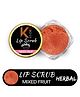 KINDED Lip Sugar Scrub Herbal Exfoliator with Natural Essential Oils for Women Mixed Fruit - 10 g