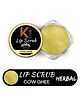 KINDED Lip Sugar Scrub Herbal Exfoliator with Natural Essential Oils for Women Cow Ghee - 10 g