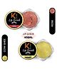 KINDED Lip Sugar Scrub Herbal Exfoliator with Natural Essential Oils for Men Women (10gm each, Rose & Cow Ghee)
