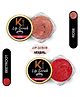 KINDED Lip Sugar Scrub Herbal Exfoliator with Natural Essential Oils for Men Women (10gm each, Rose & Beetroot)