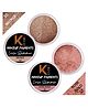KINDED Loose Shimmer Makeup Foil Pigments Powder Eyeshadow Bronze & Rose Gold - 3 g each