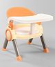 Baby Chair with Removable Tray & High Backrest  Orange| Easy Assembly| Home & Classroom Use| Ideal for Indoor & Outdoor