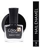 Color Fx New York Perfect Stay Nail Polish- Black Gel Long Lasting Nail Enamel 9 ml-CFX_PS_119