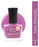 Color Fx New York Perfect Stay Nail Polish- Purple Gel Long Lasting Nail Enamel- 9 ml
