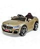 Mekashi Battery Operated Ride On Car For Kids - Gold