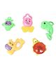 Bliss Kids Animal Shape Rattles Pack of 5 (Color & Design May Vary)