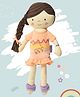Mi Arcus Plush Cute & Adorable Doll Soft Toy for Girls  - 38cm, Multicolor