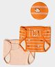Mi Arcus Baby Diaper Cover Pack of 2 - Orange & Peach