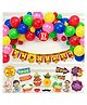 Zyozi Annaprashan Decoration Items Rice Ceremony Decorations Items Baby Photoshoot Props Multicolour - Pack of 37