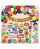 Zyozi Annaprasanam Swirls Hanging with Happy Rice Ceremony Banner and Balloon - Pack of 74