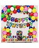 Zyozi Among Us Birthday Party Supplies Multicolor - Pack of 37