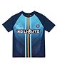 F&S Raglan Half Sleeves No Limits Printed Sports Tee - Blue