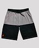F&S Solid Cut Sew Panel Detailed Active Sports Shorts - Grey