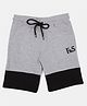 F&S Cut And Sew Panel Loop Knit Shorts - Grey