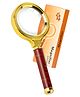 Fiddlerz Magnifying Glass for Reading Map Double Glass High Power Antique Handheld Magnifier Glass for Kids Golden-  60 mm