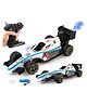 Fiddlerz Remote Control Car Toy Smoke Spray Function RC Racing Car 2 Wheel Drive Children Toy High Speed Car Gift for Boys and Girls F1 Fast Toy Car with Light & Flame (Pack of 1)