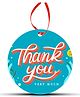 Zyozi Thank You Tags Cards for Kids Blue - Pack Of 28