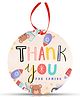 Zyozi Thank You for Coming Gift Tags for Kids Multicolor - Pack Of  28