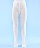 Doodle Poodle 100% Cotton Knit Solid Tights - White
