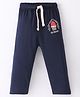 LAZY BONES Full Length Sinker Lounge Pant Basket Ball Print - Midnight Blue