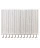 Crane Baby Natural Boho Fringe Crib Skirt Willow Collection - OffWhite