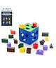 BitFeex Shape Sorting Cube with 18 Shape and Different Color Kids Activity Toys Learning and Educational Toys - 18 Pieces