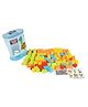 BitFeex Smart Activity Multi Color Fun Bricks Toys Multicolor - 72 Pieces
