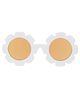 Babiators Polarized Flower shaped Sunglasses with UV 400 lenses  - White
