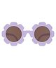 Babiators Polarized Flower shaped Sunglasses with UV 400 lenses- Purple