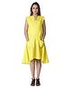 Mom for sure by Ketki Dalal Sleeveless Solid Maternity And Nursing  Dress - Yellow
