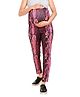 Mom for sure by Ketki Dalal Abstract  Maternity Active Wear Legging - Pink
