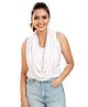 Mom for sure by Ketki Dalal Canopy Styled Nursing Cape - White