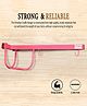 Get It Pink Window hanging Cradle Stand Premium Strong Metal and 100 % Baby Safety Stand Alone - Pink Stand Alone