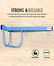Get It Blue Window hanging Cradle Stand Premium Strong Metal and 100 % Baby Safety Stand Alone - Blue Stand Alone