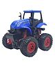 SVE Unbreakable Four Wheel Drive Friction Powered Monster Thomas Train Toy For Kids-Blue