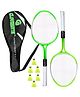 CLOVERBYTE Sports Junior Badminton with 6 Nylon Shuttles And Cover Badminton Kit- May Vary In Colour