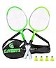 CLOVERBYTE Junior 2 Piece Badminton With 4 Shuttlecock And Bag -Multicolour