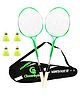 CLOVERBYTE 2 Piece Racquet 4 Nylon Shuttles And Badminton Cover - Multicolour