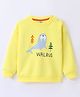 Little Kangaroos Full Sleeves Sweatshirts With Walrus Print - Yellow