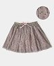 Mi Arcus Baby Girl Cotton Dot Print Tutu Skirt Grey & Pink