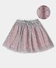 Mi Arcus Baby Girl Cotton Dot Print Tutu Skirt Grey & Peach