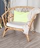 The Baby Atelier 100% Organic  Baby Pillow Cover with Filler - Lime Green