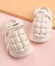 Cute Walk by Babyhug Slip On Clogs Cube Design - White