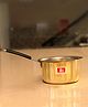 Indian Bartan Brass Tea Pan with kalai 2.5 lt